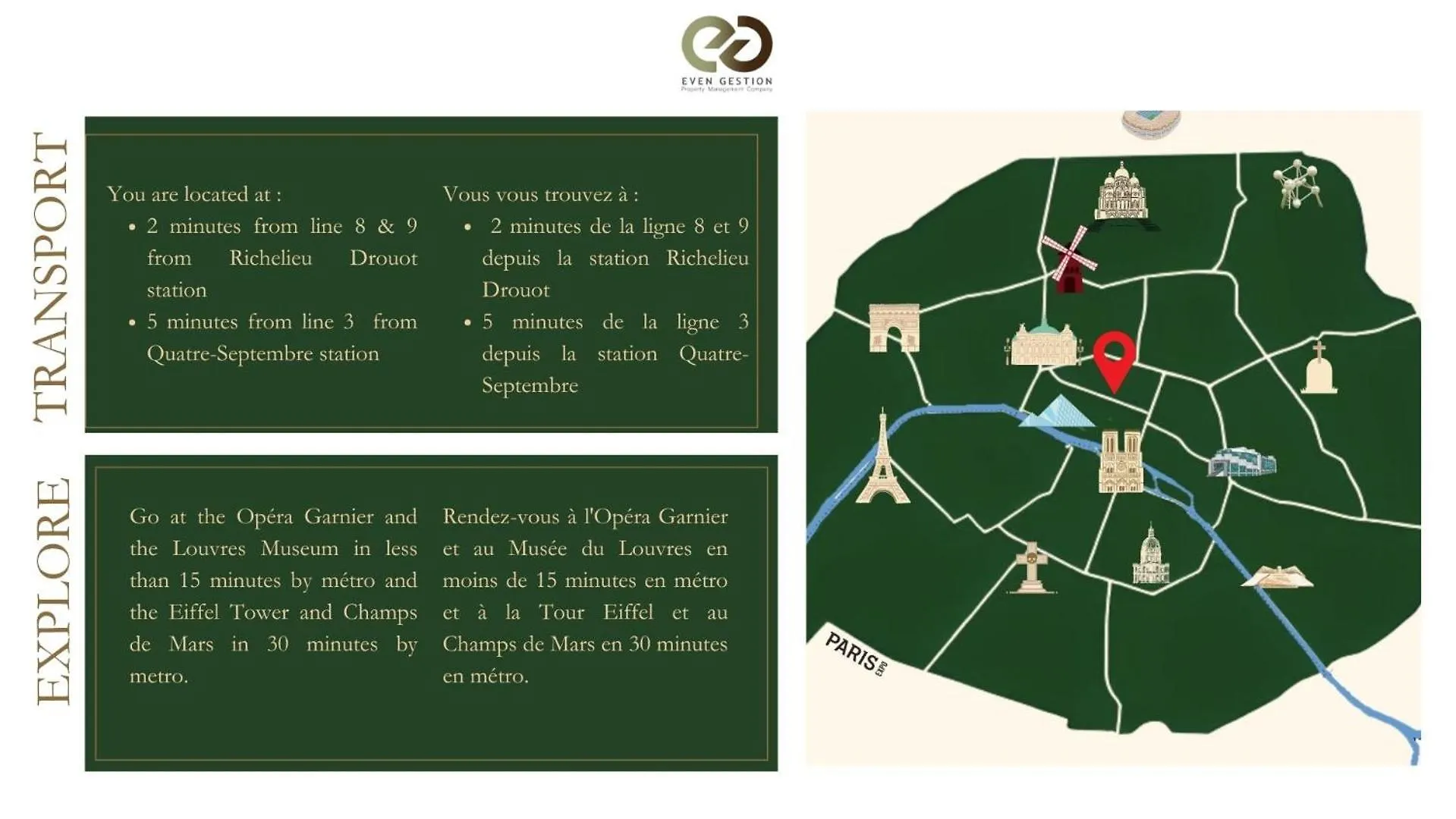 Apartment 41#Opera #Grandsboulevards #Studio # Paris 02 #Ac